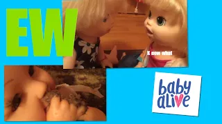 Baby Alive Natalie Has A Pøøp Explosion! Opens Her Own Diaper And Eats It?!