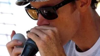 Juzzie Smith Australian Busker 6of12 Harmonica at Halifax Buskers Festival 2012