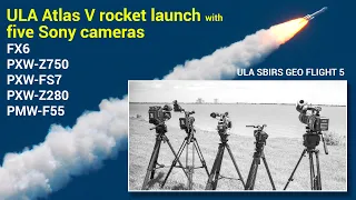 Atlas V rocket launches satellite: 5 Sony Cameras