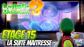 Luigi's Mansion 3 Etage 15 La Suite Maitresse Ambre Brusquade Nintendo Switch Gameplay Français
