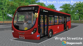 OMSI 2 | Stagecoach London 2020 - Wright Streetlite | The South London Project - Route 3, Kennington