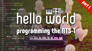 Hello World: programming the Korg NTS-1 (part 1)
