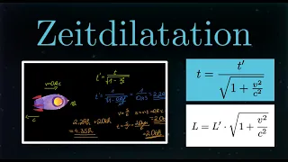 Zeitdilatation EINFACH erklärt! (+Beispiele)