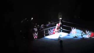 Paige walkout at Madison Square Garden WWE Holiday Tour 12/28/2015