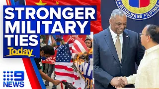 Philippines grant US more military access amid tensions with China | 9 News Australia