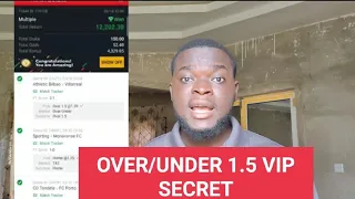 Over and Under Betting Strategy revealed | Over 1.5 | Under 1.5 | Sport Betting Strategy #betting