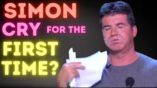 Simon Cowell "EMOTIONAL" Auditions! He CRIES For the First Time on TV