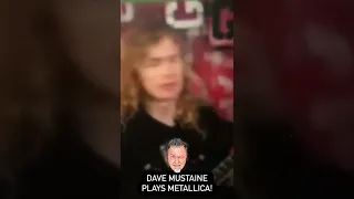 Dave Mustaine Plays METALLICA!! Alarming 🚨