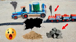 diy tractor making mini train concrete bridge | diy tractor | water pump | @ keep villa