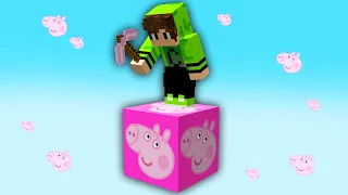 SOBREVIVI EM APENAS 1 BLOCO DA PEPPA PIG