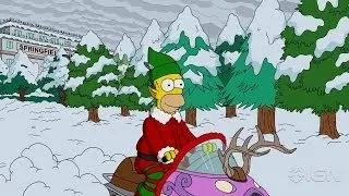 The Simpsons - Christmas Couch Gag