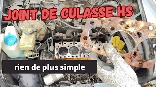 Joint de culasse HS, comment démystifier et le changer soit même avec en exemple une Austin mini