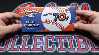 Repacked Wax Just The 70s - Vintage Baseball Cards Box Opening