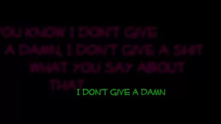 Avril Lavigne - I Don't Give (Explicit Version) (with lyrics) HD