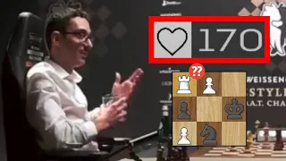 Fabiano Caruana's HEART RATE Became 170 bpm in the FINAL of VERY STRESSFUL TIEBREAK GAME!