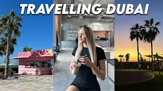 Dubai vlog 2024 🇦🇪 visiting the best beach in Dubai, hiring a car, coffee dates & sunset!