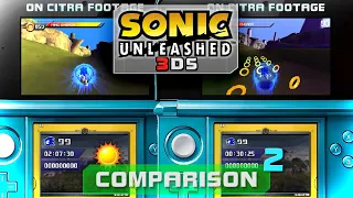 Sonic Unleashed 3DS - Comparison #2