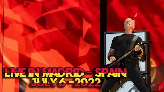 Metallica: Live in Madrid, Spain (July 6, 2022) Full Concert