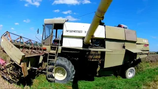 Fortschritt  E-516B trochu jinak když to zrovna nejede / when it doesn't work (žně/harvest 2021)🌾