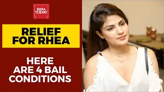 Here Are Four Bail Conditions For Actor Rhea Chakraborty In Alleged Drug Nexus