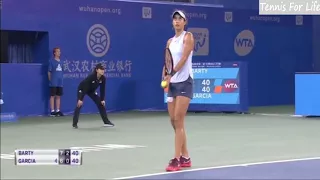 Ashleigh Barty vs Caroline Garcia - Highlights - Wuhan Open 2017