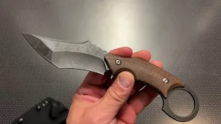 Ccanku C1117 Fixed,D2 Steel Blade + Micarta