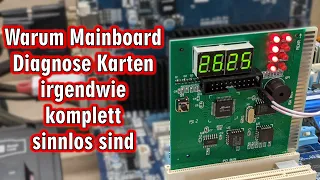 Mainboard Diagnose Karten irgendwie komplett sinnlos 🔉️ PC Analyzer POST PCI Modul Debug Error Code