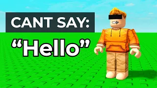 ROBLOX CANT SAY THE WORD..