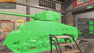 Tank Mechanic Simulator 2020 прохождение #7 Быстрый ремонт 2-х танков