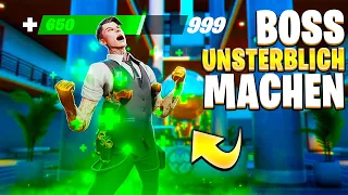 Ein BOSS durch LEBENSRAUB UNENDLICH VIEL HP geben? | Fortnite Mythen Stream Highlights Deutsch