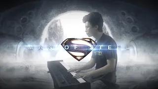 Man of Steel Main Theme/Flight Theme (Piano Cover) (ft. Luca Salis) Williams-Zimmer Superman Tribute