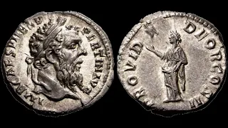 ✅ Денарий, 193 г., Монета Пертинакса, 🌏 Denarius, 193, Coin of Pertinax. 🏺