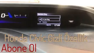 Honda Civic Gizli Özellikler!!!#gizli #özellik #hondacivic #civic #menu