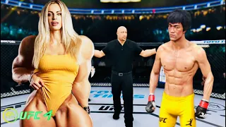 PS5 | Bruce Lee vs. Muscular Queen [EA Sport UFC 4]🥊