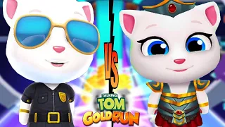 TALKING TOM GOLD RUN 2021 - run in COPS AND ROBBERS Event VALKYRIE ANGELA VS AGENT ANGELA