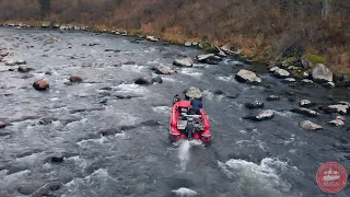 Бельсу. На лодке по ручьям и камням. Водометные лодки Солар. Рыбалка на хариуса.