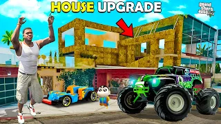 Franklin Shinchan And Chop New House Upgrade GTA 5 | SHINCHAN and CHOP