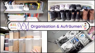 XXL Organisation & Aufräum Motivation /Ordnung in den Schränken /Organisationsmethoden/Vorratskammer