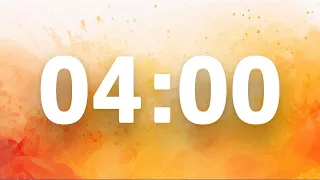 4 Minute Countdown Timer Minimal ⏰