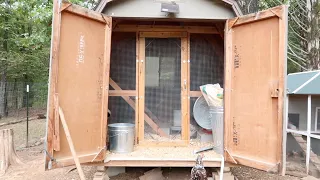 Shed To Chicken Coop Conversion Tour || Chicken Coop Tour