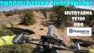 Smooth Desert Singletrack Husqvarna TE300 Pro