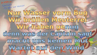 Santiano -  Es gibt nur Wasser  - Instrumental und Karaoke