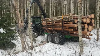 Valtra,  Kronos gripto 709 xCrane + Smart drive