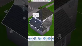 How to make a corner roof! | #sims4 | #sims #game #build #tip #trick #hint #advise #helpful #shorts