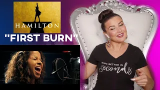 Vocal Coach Reacts to “First Burn” - Hamilton