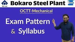 SAIL OCTT Bokaro Exam Pattern & Syllabus||SAIL OCTT-Mechanical Syllabus||By Nishikant Sir||