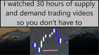 This supply and demand trading guide doesn't work. Read the pinned comment.