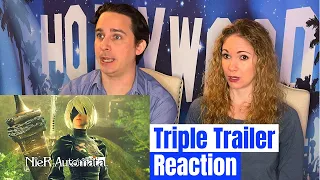 Nier Automata Triple Trailer Reaction