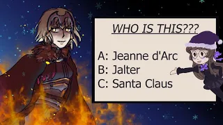 I Made a FGO Newbie Guess Servants for Christmas