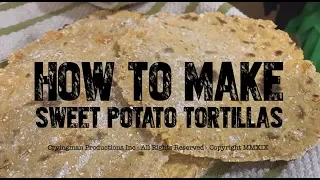 How to make a Sweet Potato Tortilla! (Gluten Free, Oil Free, Vegan Plant Based)